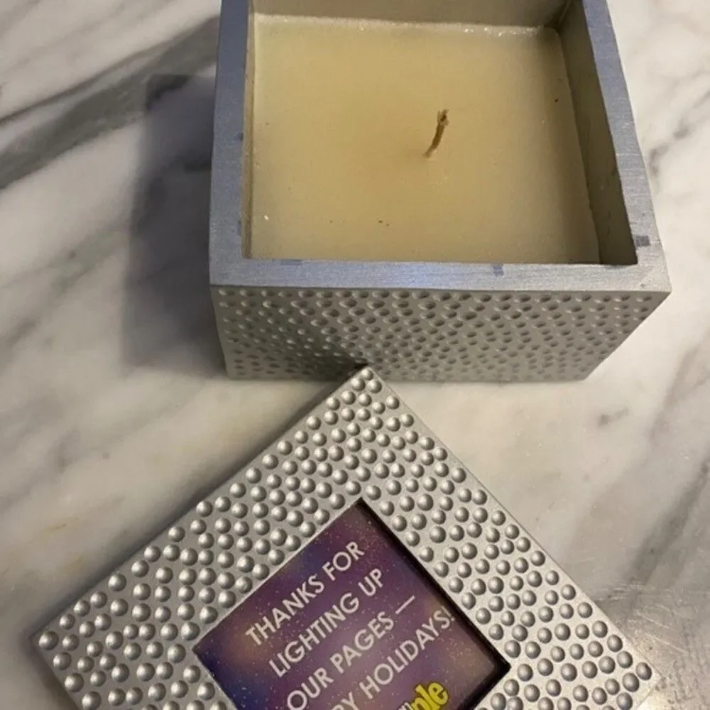 Vintage 1990s Limited Edition People Magazine Gift Candle Hammered Metal Box …